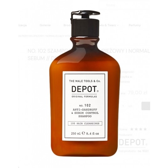 DEPOT 102 ANTI DANDRUFF & SERUM CONTROL SZAM. 250 -zdjęcie numer 1