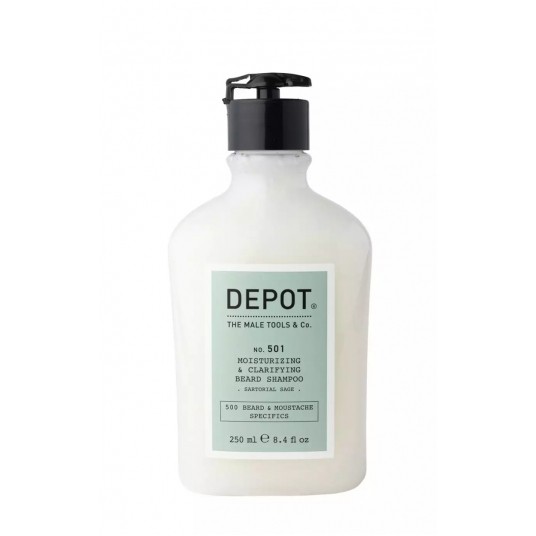 DEPOT 501 MOISTURIZING SZAMPON SAR. SAGE 250 ML -zdjęcie numer 1