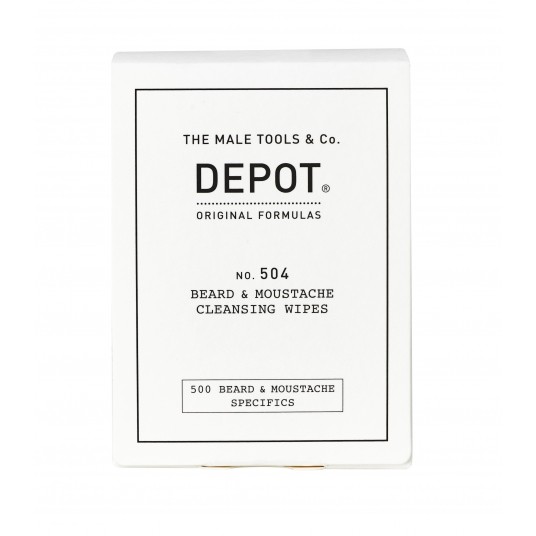 DEPOT 504 BEARD&MOUSTACHE CLEANSING WHIPE -zdjęcie numer 1