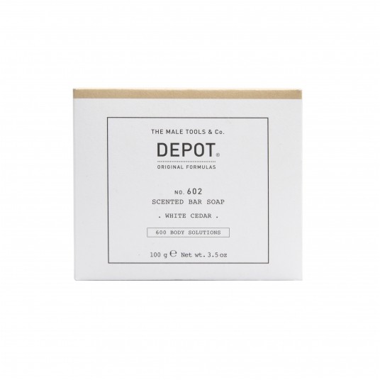 DEPOT 602 SCENTED BAR WHITE CEDAR 100G -zdjęcie numer 1