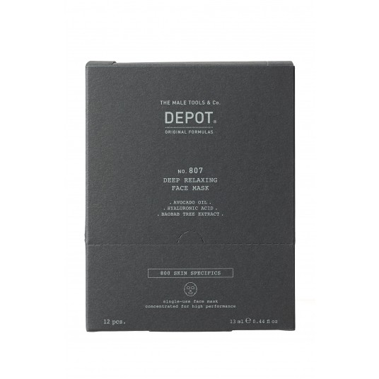 DEPOT 807 DEEP RELAXING FACE MASK -zdjęcie numer 1